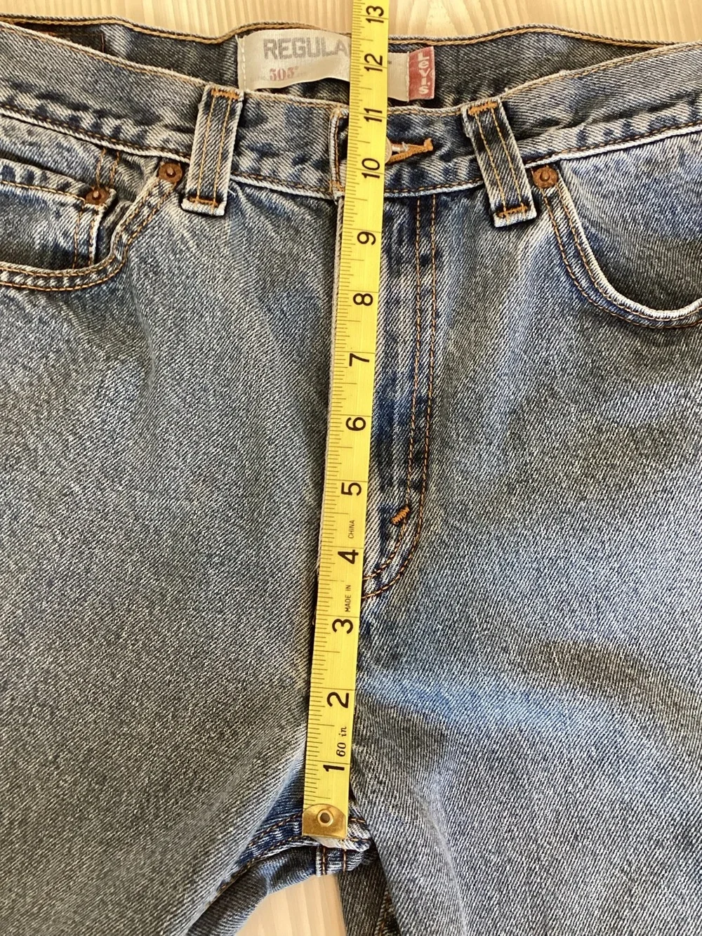 Levi’s 505 Men’s Jeans 32 X 32 Red Tab Regular Fit Straight Leg Medium Wash Blue